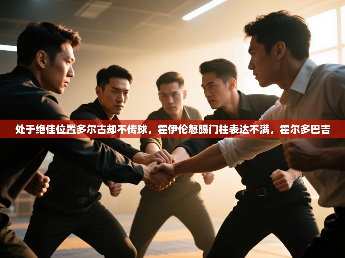 鲸鱼体育-处于绝佳位置多尔古却不传球，霍伊伦怒踢门柱表达不满，霍尔多巴吉  第2张